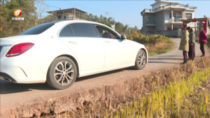 道路会车难 村民希望能拓宽
