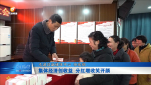 集体经济创收益 分红增收笑开颜