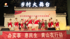 红歌晚会唱响隆阜老街