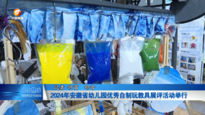 2024年安徽省幼儿园优秀自制玩教具展评活动举行