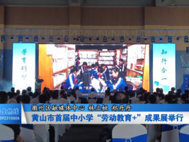 黄山市首届中小学“劳动教育+”成果展举行