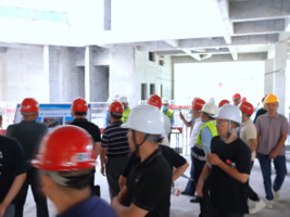 2025年度黄山市住建系统“安全生产月”现场观摩会举行