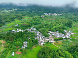 瞰见徽州乡村——竦塘村