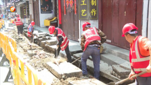 屯溪老街供水设施改造工程预计下周竣工