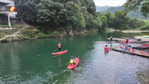 黟县：暑期至 亲水运动深受游客青睐