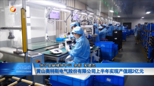 黄山奥特斯电气股份有限公司上半年实现产值超2亿元